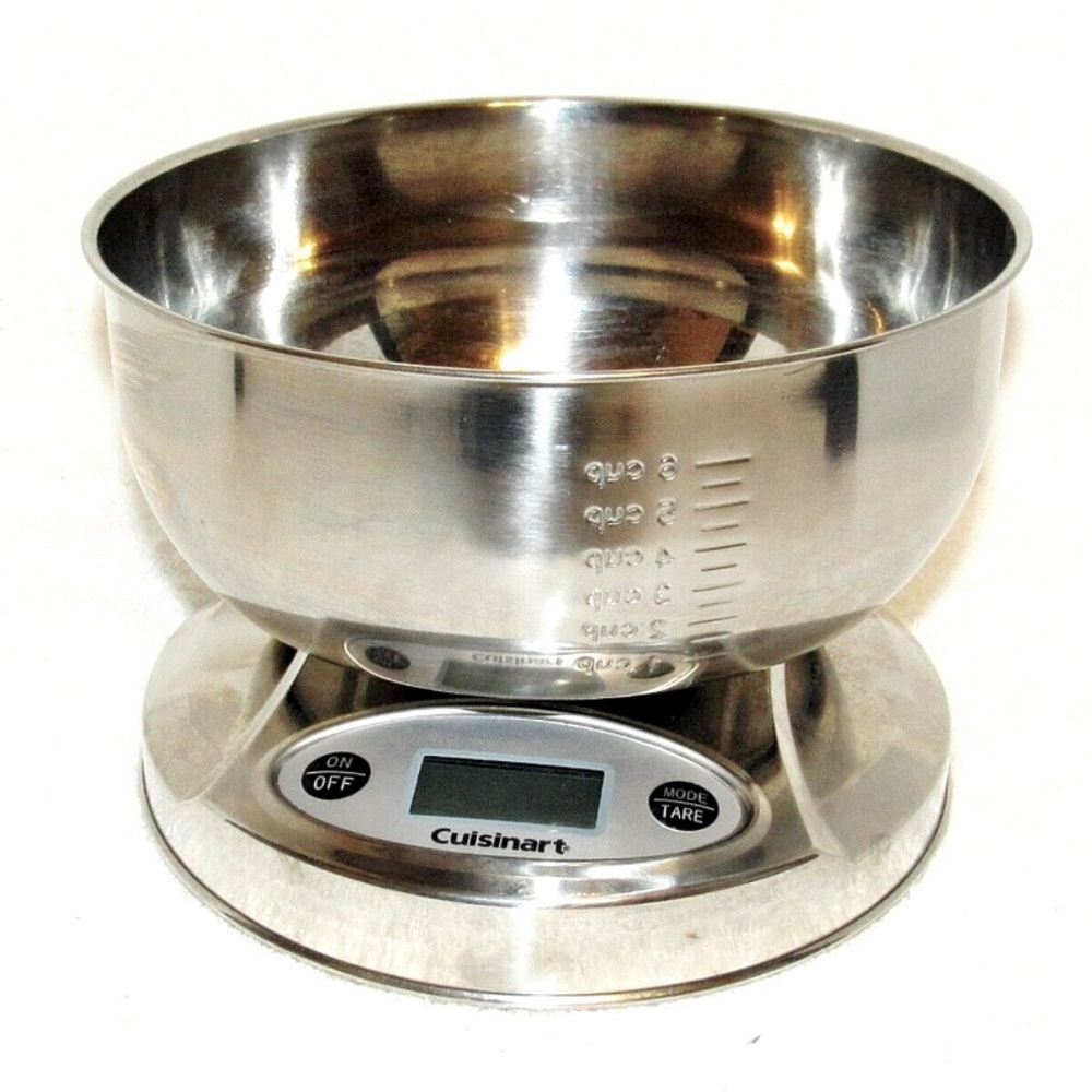 Cuisinart Precision Chef Kitchen Scale KS-06B 11 Lb Capacity Digital Stainless